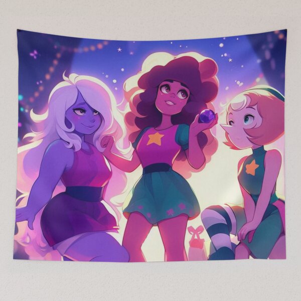 Item preview, We Are the Crystal Gems Merry Christmas designed and sold by AnimeRay.