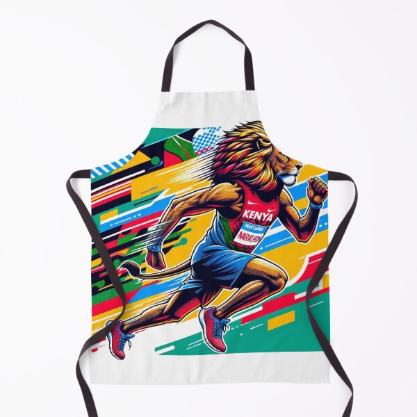 Item preview, Kenyan Lion in Stride designed and sold by KNAA.
