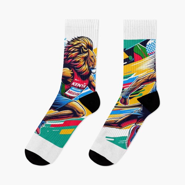Item preview, Kenyan Lion in Stride designed and sold by KNAA.