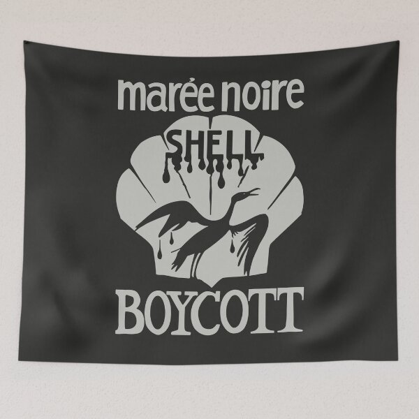 Item preview, Shell Boycott Vintage Graphic designed and sold by blackink-design.