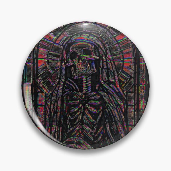 Item preview,  Stained glass (SantaMuerte color). designed and sold by MirBer.