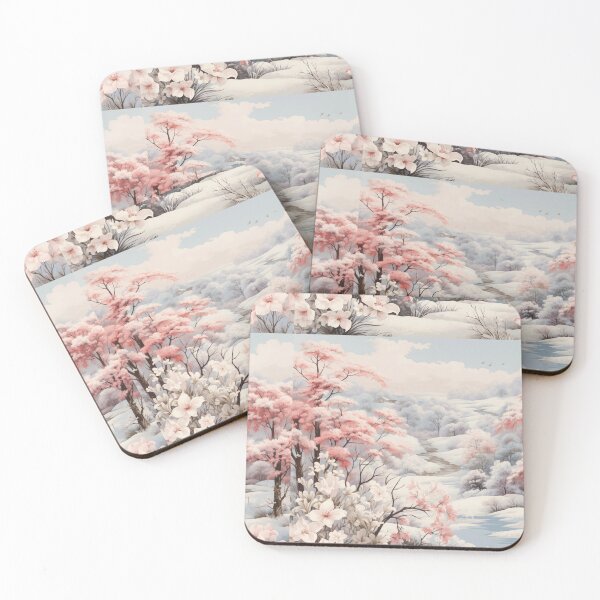 Item preview, Snowy Garden Elegance Floral Serenity designed and sold by BloomPattern.