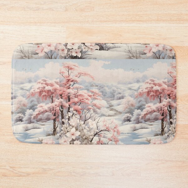 Item preview, Snowy Garden Elegance Floral Serenity designed and sold by BloomPattern.
