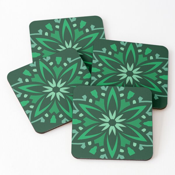 Item preview, Surfing green flower designed and sold by ZenStickConcept.