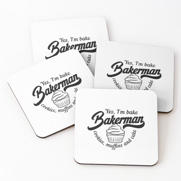Item preview, Bakerman Yes, I'm baking cookies, muffins and cake designed and sold by mk-Shirts.