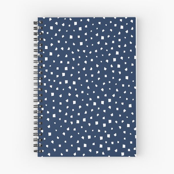 Item preview, Quadrilateral irregular shapes pattern dark blue and white designed and sold by melcards.