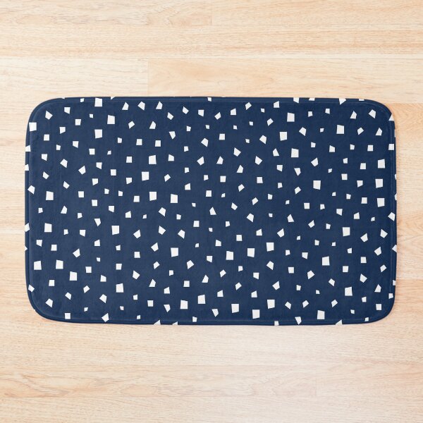 Item preview, Quadrilateral irregular shapes pattern dark blue and white designed and sold by melcards.