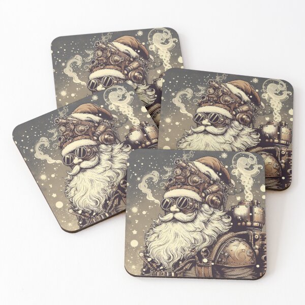 Item preview, Steampunk Winter Santa Claus designed and sold by organicgal.