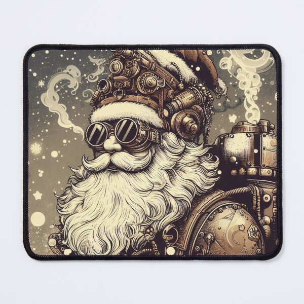 Item preview, Steampunk Winter Santa Claus designed and sold by organicgal.