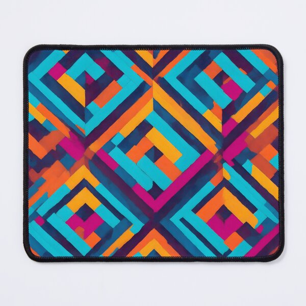 Item preview, Rectangular Repeating Pattern In Contrasting Colors designed and sold by Jollys-ArtShop.
