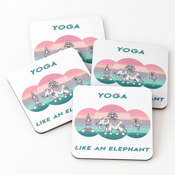 Item preview, Elephants Yoga - Yoga Like An Elephant designed and sold by Mindful-Designs.