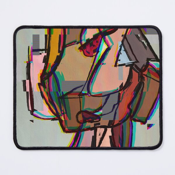 Artikelvorschau, „Studying Doubt“ – Abstraktes Porträt, figuratives Selbstbild entworfen und verkauft von pngrktes-art.