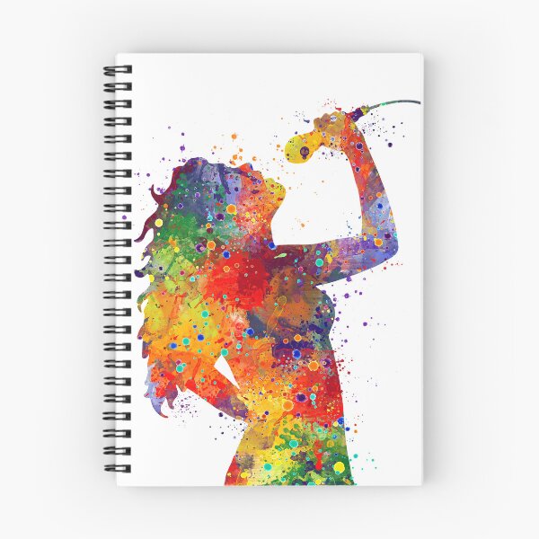 Item preview, Girl Singing Watercolor designed and sold by LotusGifts.