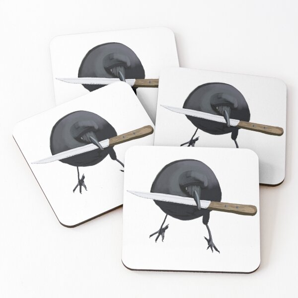 Item preview, Raven/Crow with Knife designed and sold by TinyCare.
