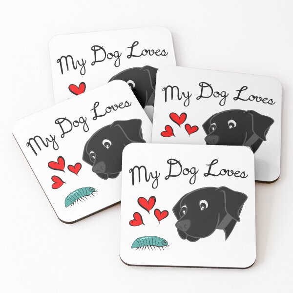 Item preview, My Dog Loves Roly Polys Black Lab designed and sold by PirateOwl.