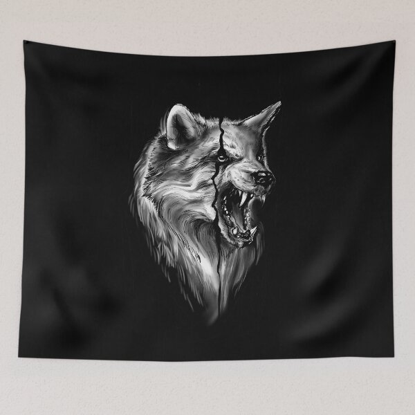 Item preview, Wild wolf designed and sold by Oliwia-K.
