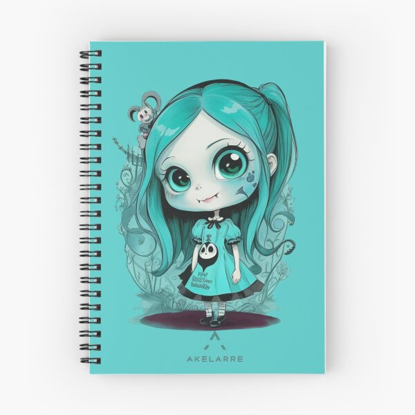 Item preview,  Cute little vampire, green and white, Akelarre designed and sold by AkelarreDesigns.