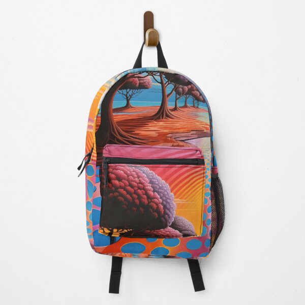 Item preview, stunning colorful op art landscape print designed and sold by dcrc.