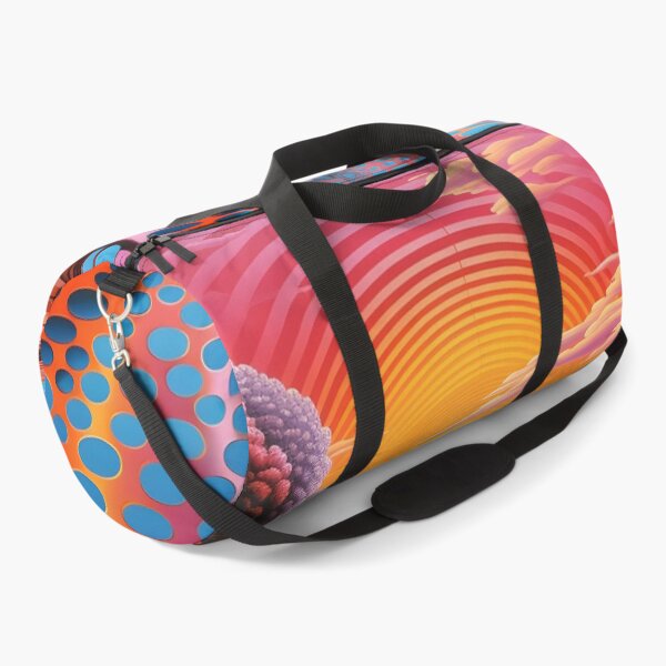 Item preview, stunning colorful op art landscape print designed and sold by dcrc.