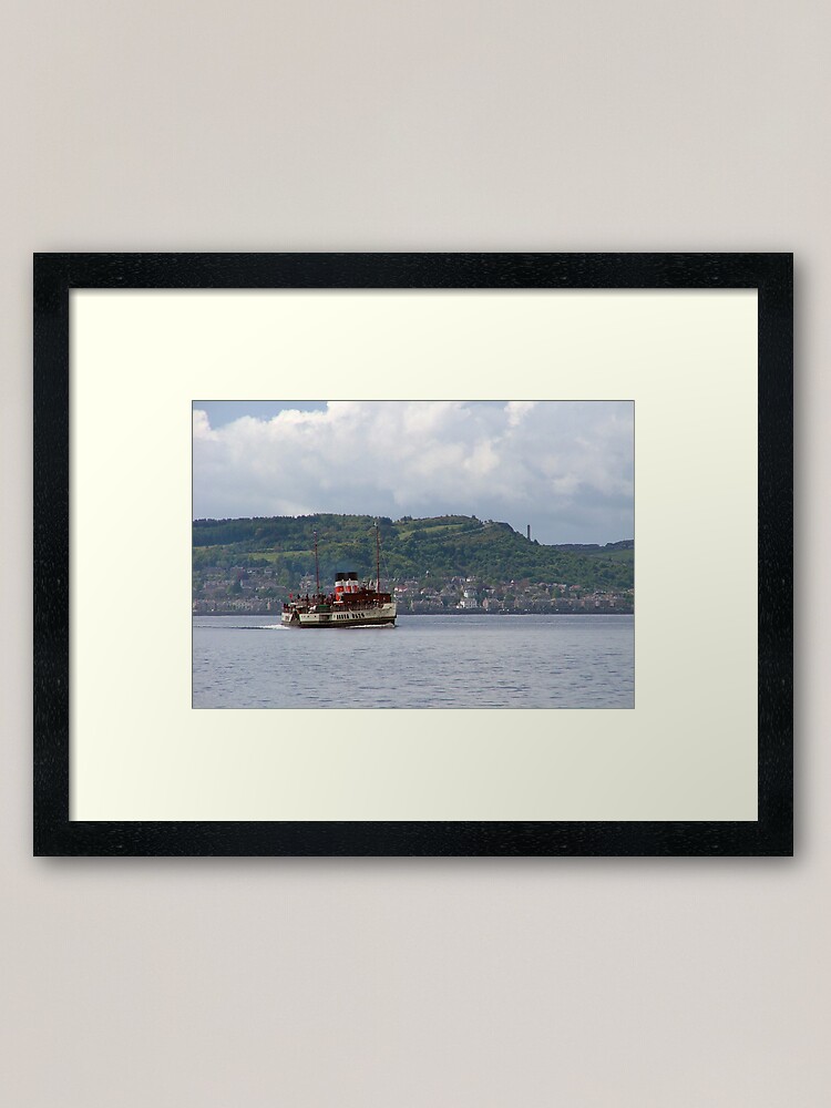 Alternate view of The Waverley Paddle Steamer Framed Art Print