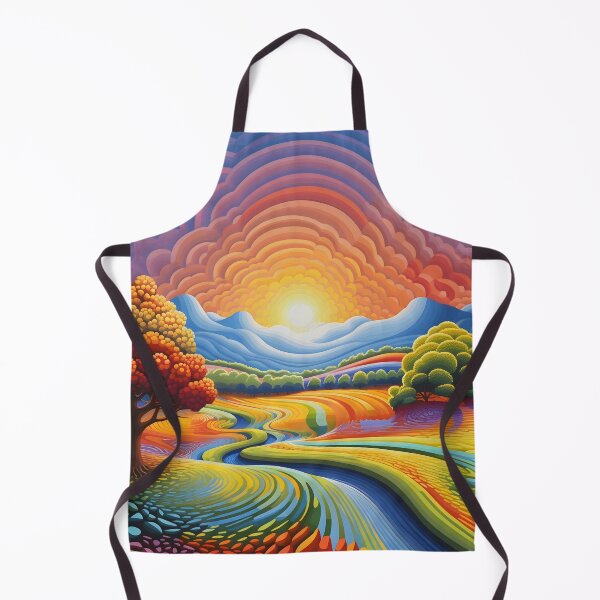 Item preview, stunning op art ocean landscape print designed and sold by dcrc.