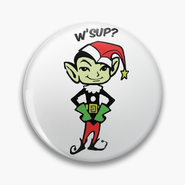 Item preview, Retro W'Sup Smarty Elf designed and sold by UnZChannel.