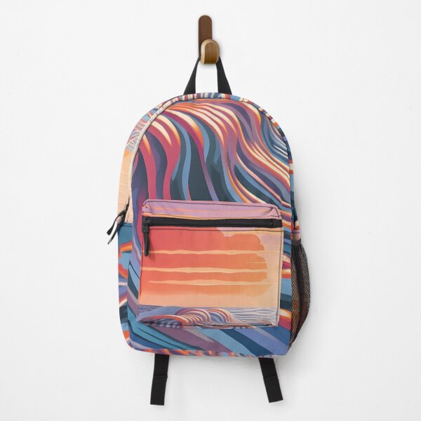 Item preview, Stunning Op Art ocean landscape print designed and sold by dcrc.