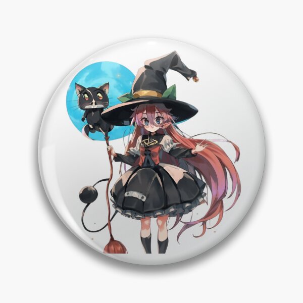 Item preview, Kawaii Dark Witch Balloon designed and sold by MythoKitty.
