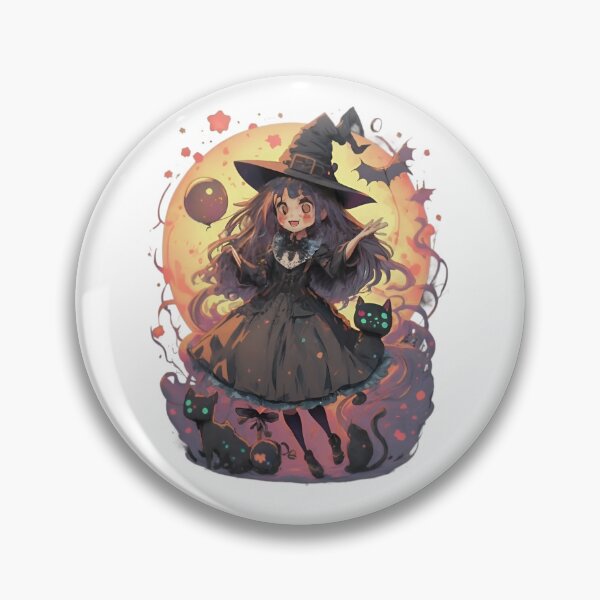 Item preview, Kawaii Dark Witch Balloon designed and sold by MythoKitty.