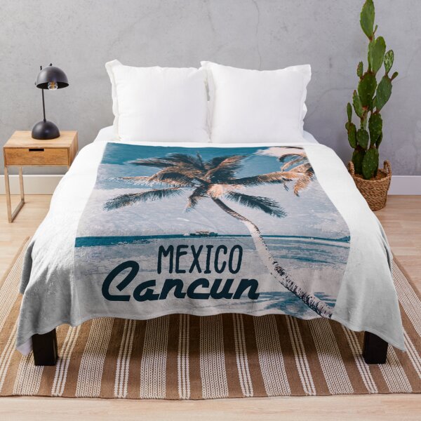 Item preview, Cancun Mexico Vintage style poster Art Most Beautiful Places on Earth designed and sold by Naumovski.