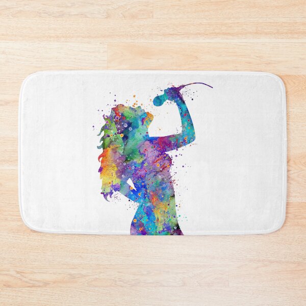 Item preview, Girl Singing Vocal Performer Watercolor Gift designed and sold by LotusGifts.