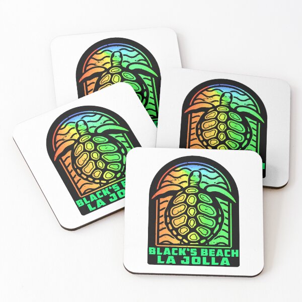 Item preview, Black's Beach La Jolla California Sea Turtle CA Blacks designed and sold by DESTINATIONS DECAL DOS.