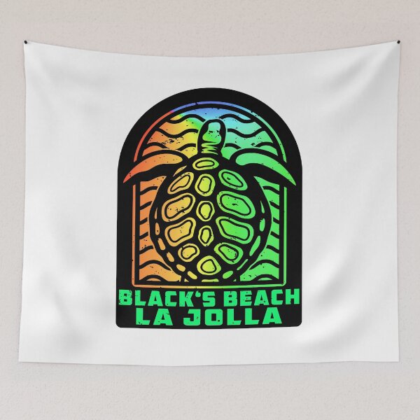 Item preview, Black's Beach La Jolla California Sea Turtle CA Blacks designed and sold by DESTINATIONS DECAL DOS.