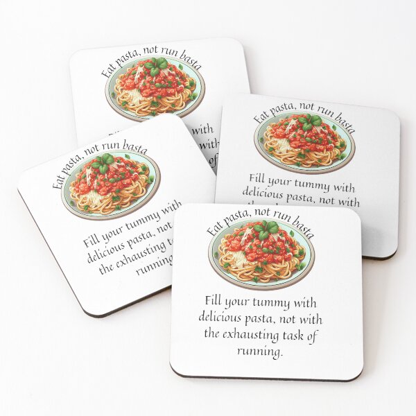 Item preview, Eat pasta, not run basta designed and sold by JanChryzostom.