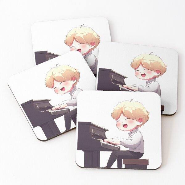 Item preview, At the Piano - SUGA - Yoongi - BTS designed and sold by SipandStan.