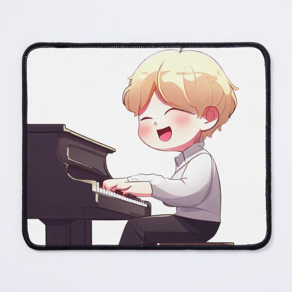 Item preview, At the Piano - SUGA - Yoongi - BTS designed and sold by SipandStan.