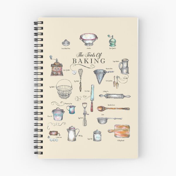 Item preview, The Tools of Baking - Vintage Kitchen Utensils - Gift for Bakers. designed and sold by FanitsaArt.