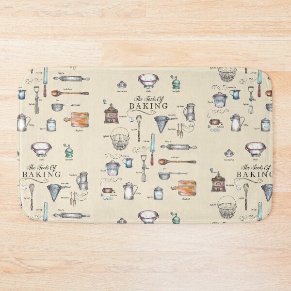 Item preview, The Tools of Baking - Vintage Kitchen Utensils - Gift for Bakers. designed and sold by FanitsaArt.