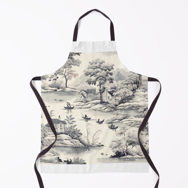 Item preview, Simple Toile Print designed and sold by Midnight Garden.