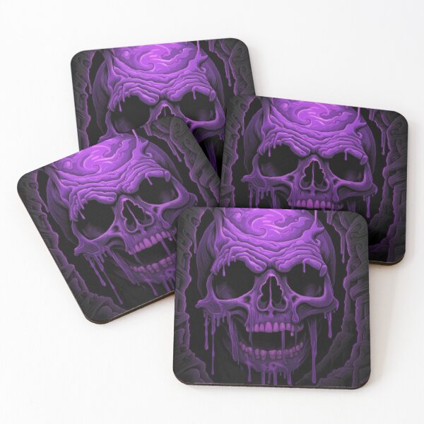 Item preview, Melting Skull designed and sold by 3hornCreations.