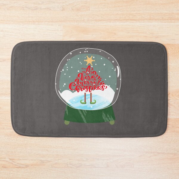 Item preview, Snow Globe Christmas Tree Festive Mood Happy Merry Christmas Elf Movie designed and sold by OliveAndSnow.