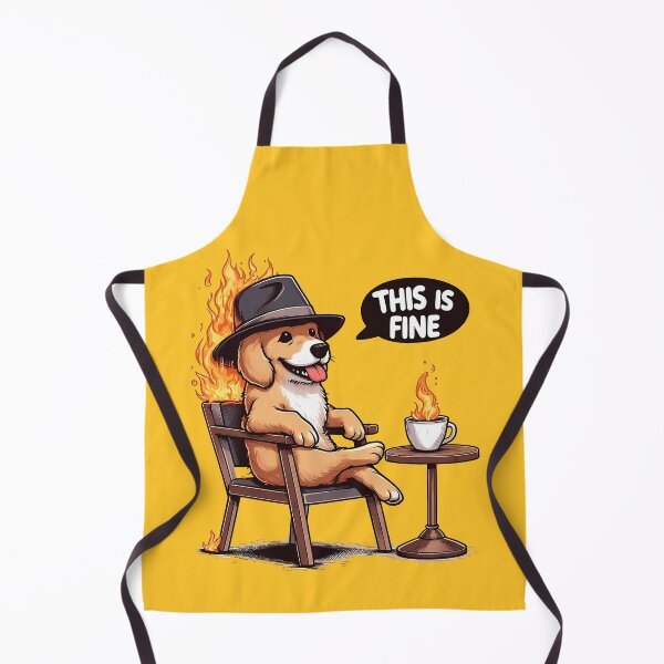 Item preview, This is fine (maybe) designed and sold by QuickSticker.