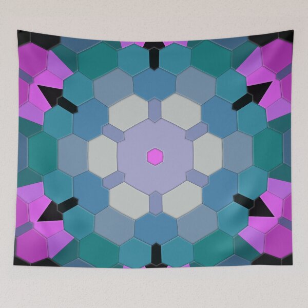 Item preview, "The Clock Disappears" - Repeating Shapes Abstract Pattern designed and sold by pngrktes-art.