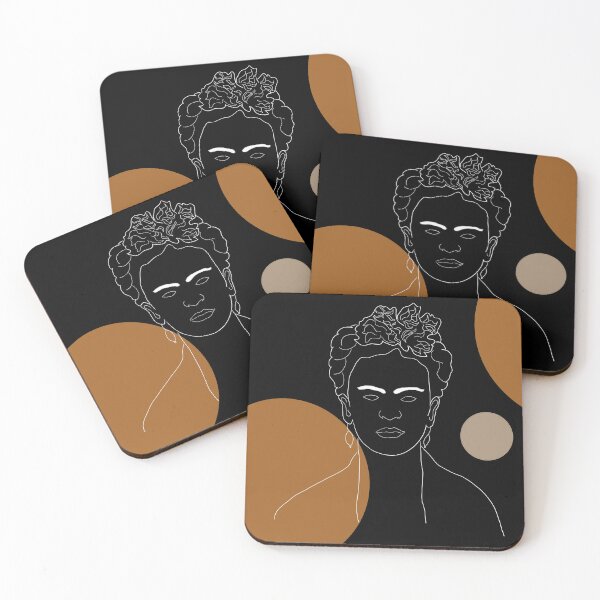 Item preview, Frida Kahlo Minimalist Black designed and sold by HorizonteArt.