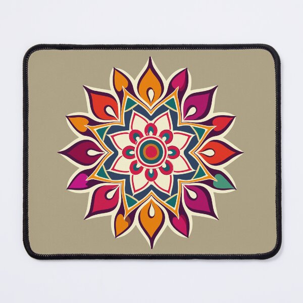 Item preview, Floral Rangoli Design & Pattern designed and sold by Jollys-ArtShop.