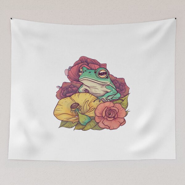 Item preview, Frog In Flowers designed and sold by OutbreakDesigns.