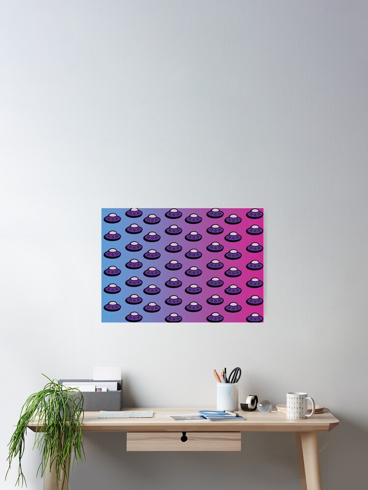 Thumbnail 2 of 3, Poster, UFO designed and sold by SatuStudio.