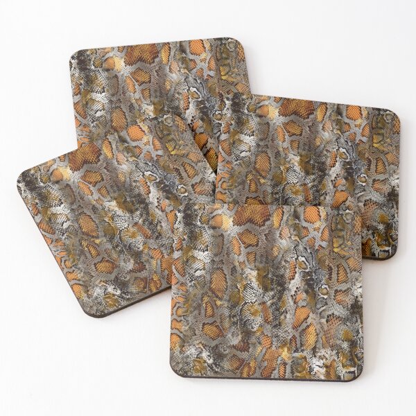 Item preview, Retro Style Elegant Animal Snake Python Skin Pattern designed and sold by PG Illustration.