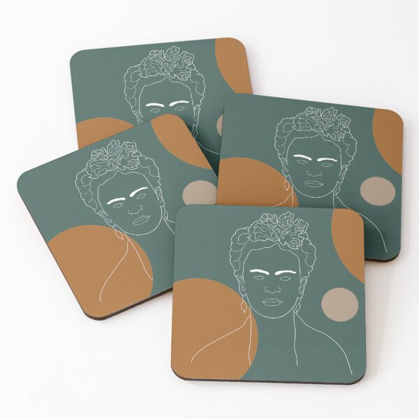 Item preview, Frida Kahlo Minimalist Blue designed and sold by HorizonteArt.