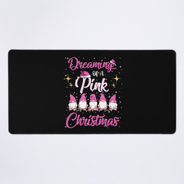 Item preview, Dreaming Of A Pink Christmas Cute Pink Christmas Gnomes designed and sold by egonline.